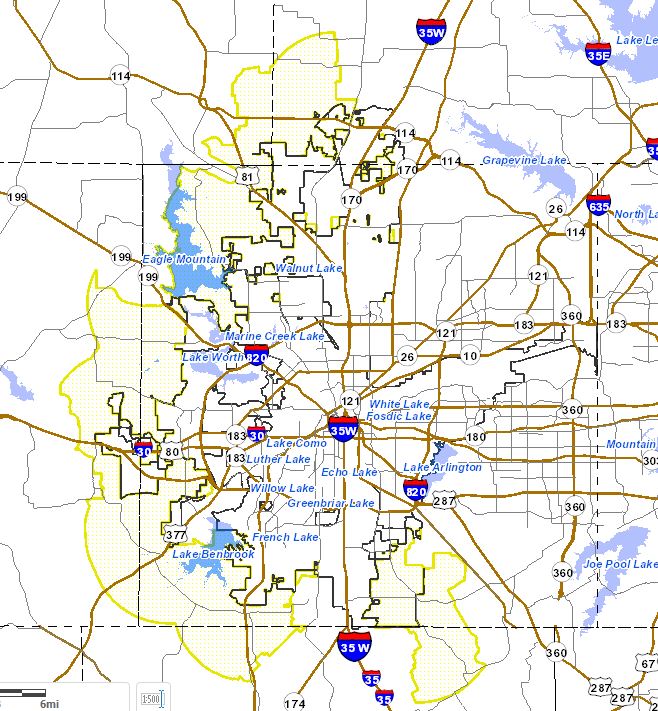 Tarrant County JTE Map